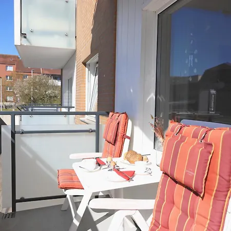 Apartmán Gemuetliches 2-zimmer-appartement Mit Balkon Richtung Sueden. Westerland